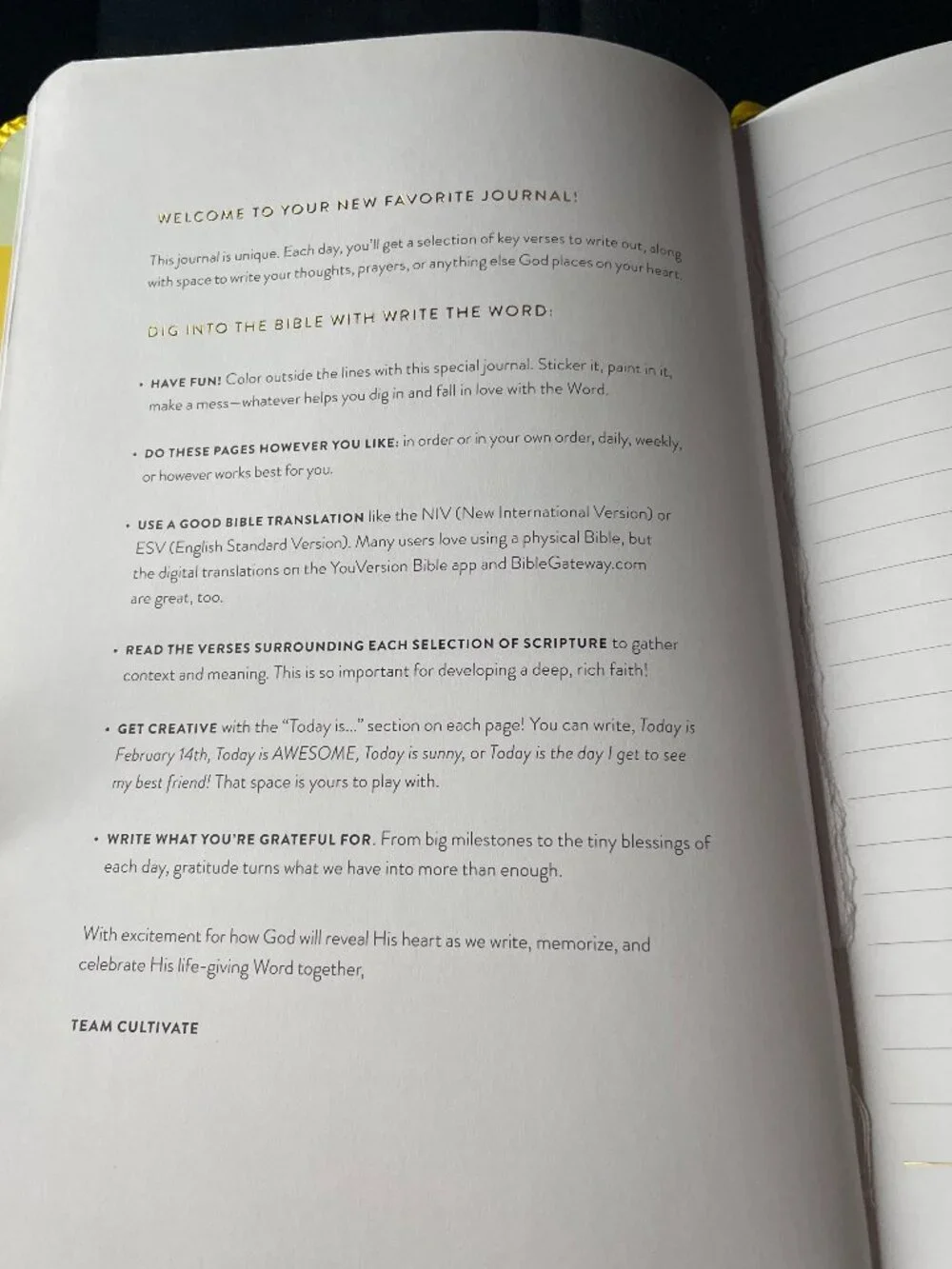 Write the Word Journal